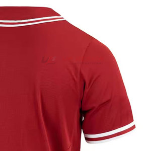 New Design High Quality Quick Dry Breathable Baseball Jersey Short Sleeve for Online Sale Wholesale Cheap Price - Product Image 3