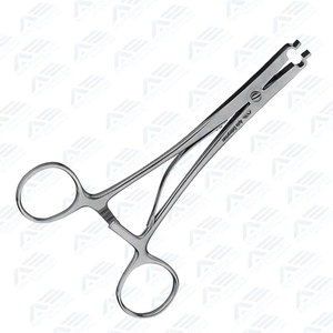 Équipements médicaux : Pince en acier inoxydable, instruments chirurgicaux de base, pince à cuir chevelu Raney de haute qualité, instruments médicaux chirurgicaux - Product Image 3