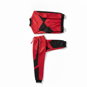 Ensemble de survêtement polaire pour homme OEM ODM, chaud et épais pour l'hiver, avec sweat à capuche et pantalon de jogging en coton lourd, idéal pour le sport - Product Image 3