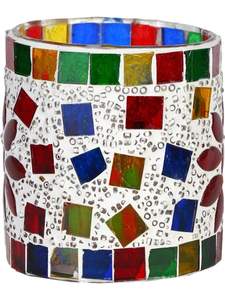 Mosaic Crystal Handmade Eco-Friendly Colorful Decorative Votive <b>Tea</b> <b>Light</b> <b>Holder</b> for Christmas Home Decoration - Product Image 5