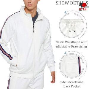 ชุดวอร์มผู้ชายทรงปกติ Ryan Pro Gear - แห้งเร็ว เป็นมิตรกับสิ่งแวดล้อม โพลีเอสเตอร์ 100% ดีไซน์ 2-in-1 เอวยางยืด มีกระเป๋าข้าง เหมาะสำหรับฤดูหนาว - Product Image 2