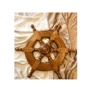 Wooden <b>Ship</b> <b>Wheel</b> Exclusive Maritime Inspired Accent Created to Transform Beach House Walls with Classic Decorative Beauty - Product Image 6