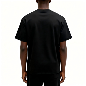 Camiseta Personalizada para Hombre OEM, Camiseta de Verano para Hombre, Bordada con Pedrería, Corte Holgado, Informal, Antiarrugas, Estilo Urbano, 100% Algodón - Product Image 3