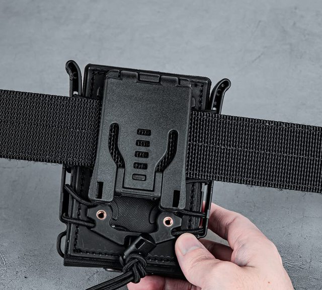 Tactical Knife Sheath Belt Clip, Universal Holster Mount with Hardware, Multi-Angle Kydex Rig Gear Carry Loop