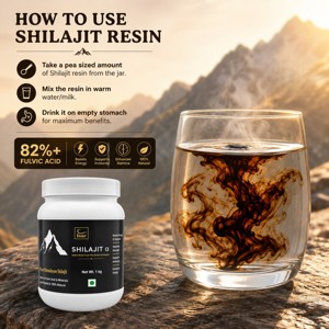Résine de Shilajit de l'Himalaya 100% pure de qualité supérieure 1 kg, compléments naturels de Shilajit riches en acide fulvique et en oligo-éléments (82%+) - Product Image 6