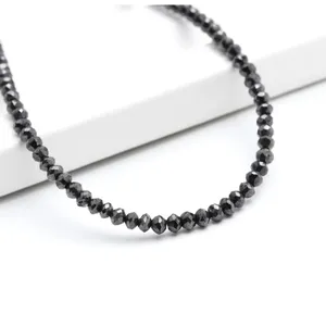 Perlas de diamante negro de 10 quilates con forma de bola, patrón para la fabricación de joyas, venta al por mayor, suministro a granel, precio de fábrica - Product Image 2