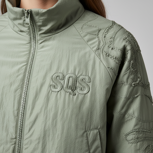 Nouvelle Collection Automne Hiver 2026 – Blouson Coupe-Vent Femme Personnalisable Grande Taille Imperméable Respirant Tissu Mémoire Fermeture Éclair Écologique - Product Image 4
