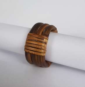 Anillo para Servilletas de Bambú N S Tomar Handicrafts, Ecológico, de Fibra de Bambú, Estilo Floral, 4.5cm, para Camping - Product Image 2