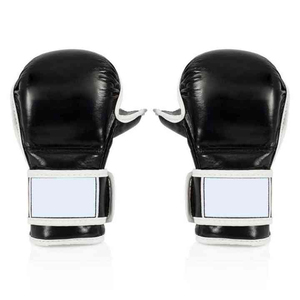 Customizable PU Leather MMA Sparring <b>Gloves</b> Hand Grips Reasonable Prices for Boxing Shooter Custom Color Martial Arts Wear - Product Image 3