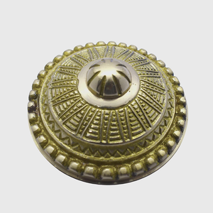 Campana de Mesa de Latón, Estilo Antiguo Decorativo, Campana de Servicio de Latón Hecha a Mano, Campana de Escritorio para Hogar, Oficina, Hotel, Restaurante - Product Image 4