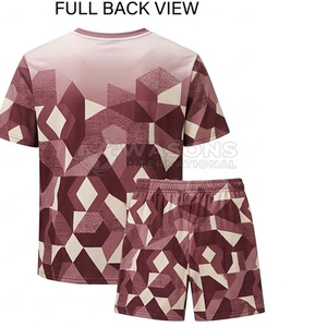 Conjunto de Camiseta y Pantalones Cortos Modernos e Informales, Tela Suave y Transpirable, Diseño para Streetwear y Estilo de Vida - Product Image 6