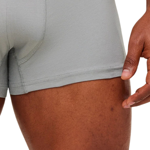 Calzoncillos bóxer para hombre, color gris claro, suaves, elásticos, transpirables, compresivos, que absorben la humedad, pantalones cortos deportivos para gimnasio - Product Image 6