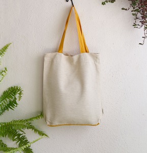 <b>Canvas</b> Tote <b>Bag</b> <b>Large</b> Size Hand Length Handle Everyday Shopping <b>Bag</b> Minimalist Style Beige Color Daily Use - Product Image 6