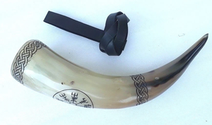 Nuevo Producto en Venta FAIZA CRAFT FC-8683 Cuerno para Beber de Buey/Búfalo Pulido, Estilo Animal Vikingo Medieval, Impermeable, Forma Natural - Product Image 3