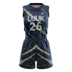 Maillot de basket-ball personnalisé pour femmes, séchage rapide, évacuation de l'humidité, sublimation intégrale, uniforme de club, d'école ou de tournoi - Product Image 1
