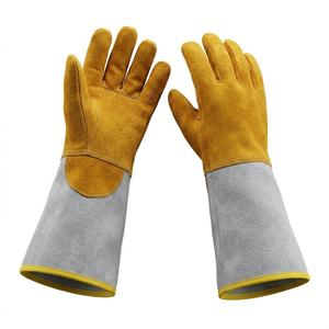 ถุงมือซันนี่ TIG/MIG/Stick Gloves โรงงานผลิตโดยตรง กันลื่น ทนความร้อน ไม่ใช้แล้วทิ้ง ป้องกันแรงงาน หนังวัวบุขนแกะ - Product Image 5