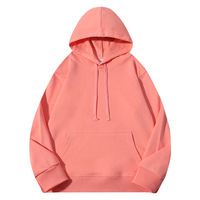 Harga Pabrik Bangladesh China 330g 96% Katun Murni Hoodie Berat Unisex Pullover Sweatshirt Hoodie Kasual Musim Semi Gugur