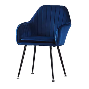 <span class=keywords><strong>Sillón</strong></span> Moderno y Confortable RPLS3126 con Patas de Metal Dorado, Silla Lateral de Terciopelo Beige para Sala de Estar, Comedor, con Cojín - Product Image 1