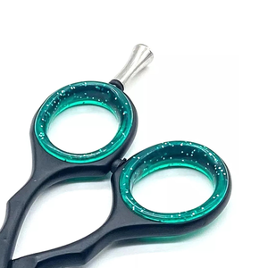 Tijeras Profesionales de Acero Inoxidable para Barba, Hoja Recta, Punta Cerrada, Plegables, para Diestros, Herramienta de Belleza para Corte de Cabello - Product Image 4