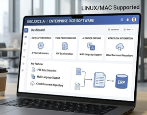 Docjuice.ai Enterprise OCR Software for <strong>MAC</strong> OS AI Invoice Parsing <strong>PDF</strong> Data Extraction API Document Compare in Stock - Product Image 1