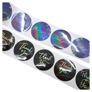 Pegatina holográfica láser impermeable gracias - Product Image 2