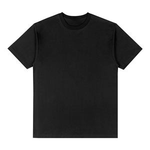 Camiseta de Cuello Redondo de Algodón Puro Teñido, de Color Sólido, con Logotipo Personalizado OEM, de Hombros Caídos, Gruesa, Transpirable, para Hombre y Mujer - Product Image 6