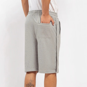 2026 Running Wear Fashionable Side Pockets Men's Custom Sweat Shorts Hot Sale 100% Cotton Solid Eco-Friendly Sweat Shorts - Product Image 6