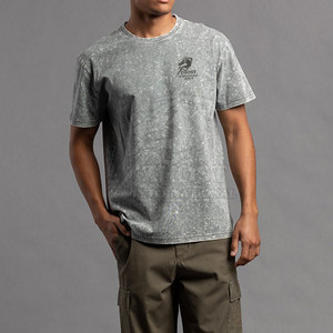 Camisetas de Hombre con Efecto Lavado, Tacto Suave, Transpirables, Elegantes, para Uso Diario Informal - Product Image 3