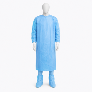 Overol ligero de tela no tejida que ofrece una cómoda sujeción, cobertura completa del cuerpo y un diseño práctico para limpieza y manipulación. - Product Image 1