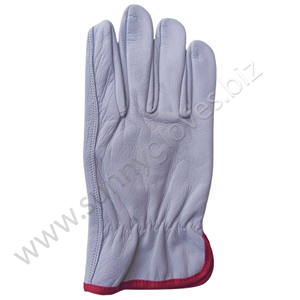 Guantes de Trabajo Resistentes de Cuero Vacuno, Guantes de Conductor para Conducir Camiones, Jardinería - Product Image 3