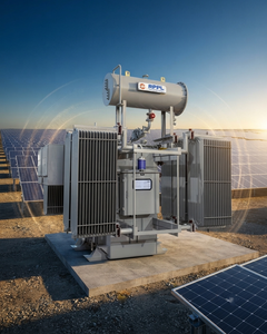 Centrale solaire, transformateur solaire triphasé, transformateur élévateur 11 à 800 kV, multi-enroulements - Product Image 2