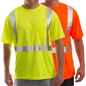 Perfectionists Hi <b>Vis</b> Polyester Anti-Wrinkle CE Certified <b>T</b>-<b>shirt</b> Custom Design Reflective Safety Needle Detection Construction - Product Image 5