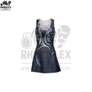 Nouveauté, uniformes de netball unisexes personnalisables, respirants, à séchage rapide, 100% polyester, de qualité supérieure, légers - Product Image 2