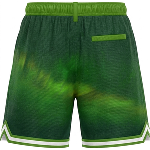 Shorts de basketball personnalisés en polyester de qualité supérieure, grandes tailles pour enfants, vêtements de basketball - Shorts de basketball vierges - Product Image 6