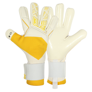 Gants de gardien de but de football américain pour enfants, garçons, jeunes, avec une forte adhérence, fermeture à lacets, protection des doigts et du pouce, en latex, pour l'extérieur - Product Image 1