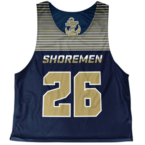 Chalecos Deportivos Reversibles de Doble Capa de Malla para Práctica de Lacrosse para Hombre, con Logotipo Personalizado OEM, Fabricados en Fábrica - Product Image 1