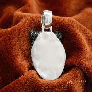 Colgante de Pantera Negra con Moissanita y Baño de Plata, Estilo Hip Hop Iced Out, Amuleto Animal, Collar de Lujo con Brillo, Joyería para Hombres y Mujeres, Regalo - Product Image 4