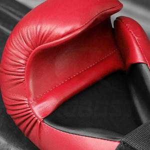 Guantes de Karate de Cuero para Entrenamiento de Artes Marciales, Ejercicio Físico, Entrenamientos Diarios, Cierre de Gancho y Bucle Antideslizante - Product Image 5