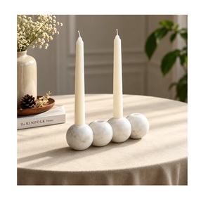 Portavelas de mármol, nuevas artesanías, decoración de mesa, portavelas de mármol a precio económico - Product Image 2