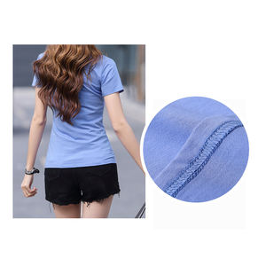 Camiseta Deportiva de Verano de Alta Calidad, Tejida en Poliéster/Algodón, Transpirable y Ecológica, para Mujer, Ideal para Golf, Jogging, Running y Uso Casual - Product Image 5