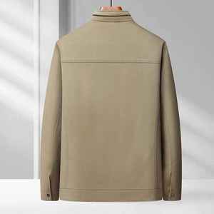 Men's <b>Jackets</b>,Man <b>Jackets</b>,<b>Jacket</b> for Man Warm Windproof Spring and Autumn Casual Leather <b>Jacket</b> for Men - Product Image 4