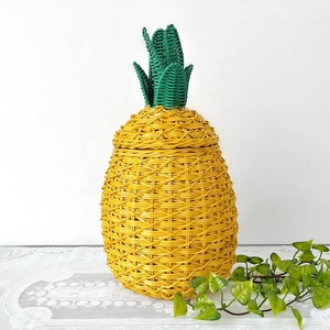 Kids <b>toy</b> storage pumpkin shaped <b>organizer</b> baskets eco-friendly rattan basket nursery room decor - Product Image 2