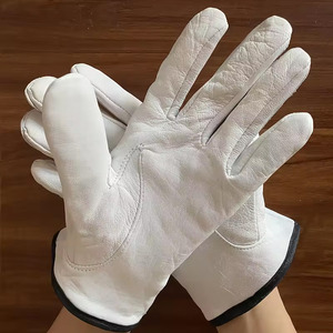 Gants de travail populaires en cuir de vachette pleine fleur pour jardinage, robustes, avec logo personnalisé, pour la sécurité et les activités extérieures - Product Image 4