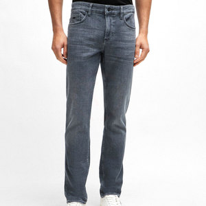 Pantalones vaqueros azules de diseñador al por mayor de fábrica para hombre, ajustados, elásticos, rasgados, transpirables, lavados, en Pakistán - Product Image 1