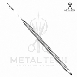 Silver Textured Metal Hair Extension Pulling <b>Needle</b> Latch Hook Wire <b>Threader</b> Set Bulk Supply Professional Salon Tool Kit - Product Image 5