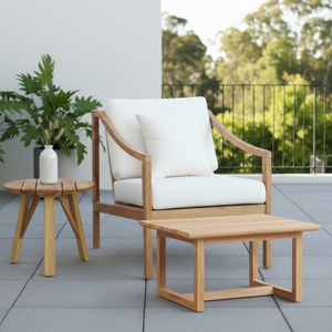 Chaise longue d'extérieur moderne avec tissu imperméable pour appartement, jardin, hôtels, villas, salon, parc et ferme - Product Image 1