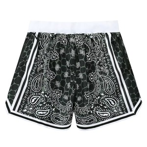 100% Cotton Custom Casual Men's Gym Shorts Elastic Waist Summer Mesh Sport Running Basketball Solid Pattern Waterproof - Product Image 6