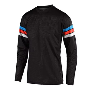 เสื้อเจอร์ซีย์มอเตอร์ครอสระบายอากาศ แห้งเร็ว สำหรับผู้ชาย สกรีนโลโก้ทีมได้ตามต้องการ เสื้อสำหรับขี่มอเตอร์ไซค์บนถนน พิมพ์ลายดิจิตอล ผลิตจากโพลีเอสเตอร์ % - Product Image 1