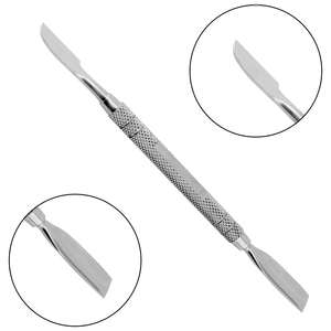 Ensemble de repousse-cuticules et grattoir à double extrémité en acier inoxydable de qualité médicale, durable, fait main, résistant à la rouille et stérilisable - Product Image 2