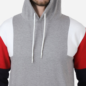 Sudadera con Capucha Colorblock al por Mayor para Hombre, de Algodón y Forro Polar, Manga Raglán, Logotipo Personalizado, Pedido a Granel, Estilo Urbano, Multicolor - Product Image 5